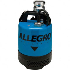 Allegro - 2/3 hp, 5.4 Amp Rating, 115 VAC, 60 Hz, Single Speed Continuous Duty Dewatering Pump - A1 Tooling