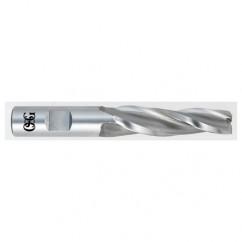 1/2 x 1/2 x 1-1/4 x 3-1/4 3 Fl HSS-CO Tapered Center Cutting End Mill -  Bright - A1 Tooling