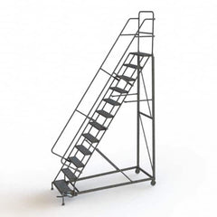 TRI-ARC - Rolling & Wall Mounted Ladders & Platforms Type: Rolling Warehouse Ladder Style: Rolling Safety Ladder - A1 Tooling