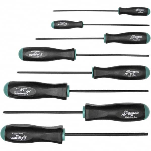 Bondhus - Screwdriver Sets Screwdriver Types Included: Torx Number of Pieces: 8 - A1 Tooling