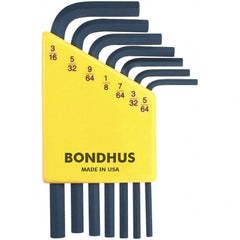 Bondhus - Hex Key Sets Tool Type: Hex Handle Type: L-Key Short Arm - A1 Tooling