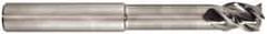 Niagara Cutter - 3/4", 3 Flute, Single End, Solid Carbide, 0.03" Corner Radius End Mill - 6" OAL, 45° Helix, Right Hand Flute, 1" LOC, Right Hand Cut, 3-1/2" Extended Reach - A1 Tooling