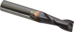 Niagara Cutter - 3/8", 2 Flute, Single End, Solid Carbide, 0.015" Corner Radius End Mill - 2-1/2" OAL, 30° Helix, Right Hand Flute, 1" LOC, Right Hand Cut - A1 Tooling