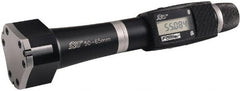 Fowler - 6 to 8", 115mm Gage Depth, 0.001mm Resolution, Ratchet Stop Thimble, Electronic Inside Hole Micrometer Set - A1 Tooling