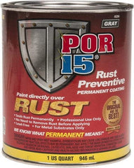 POR-15 - 1 Quart, Gray, Rust Preventative Paint - Comes in Can - A1 Tooling