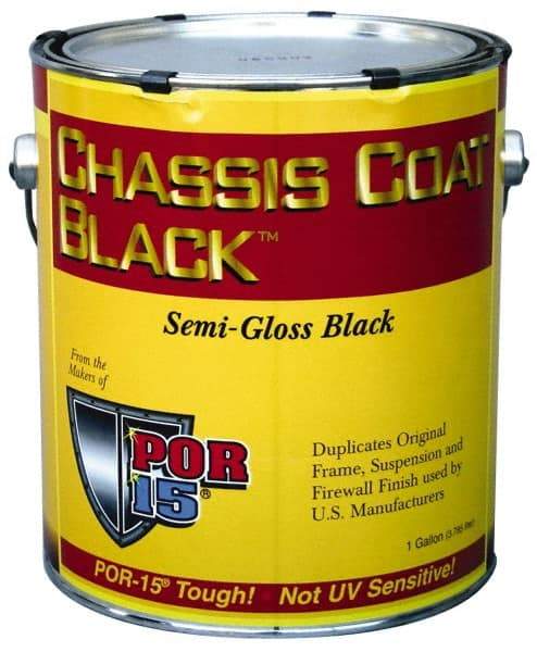 POR-15 - Semigloss Black Automotive Topcoat - 1 Gal Can with Handle - A1 Tooling