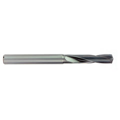 11 mm Dia. × 11.5 mm Shank × 55 mm Flute Length × 113 mm OAL, Stub, SiC, 2xD Flute, Solid Carbide Drill - A1 Tooling