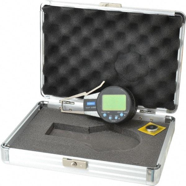 Fowler - 0 to 0.4 Inch, Outside Electronic Caliper Gage - 0.0005 Inch Resolution, 0.0008 Inch Accuracy, 357 Battery - A1 Tooling