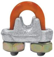 CM - 1/2" Wire Rope U-Bolt Clip - 1/2 - 13, 1.19" Between Centers, Galvanized - A1 Tooling