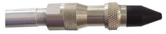 Coilhose Pneumatics - 125 Max psi Rubber Push Button Blow Gun - 1/4 NPT, 27" Tube Length, Nickel Plated Brass - A1 Tooling