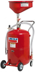 Lincoln - Oil Drain Containers Type: Pressurized Evacuation Drain w/Casters Container Size: 20 Gal. - A1 Tooling