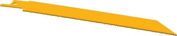 DeWALT - 6" Long, Bi-Metal Reciprocating Saw Blade - Straight Profile, 14 TPI, Toothed Edge, Universal Shank - A1 Tooling