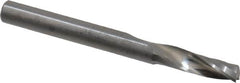 Onsrud - 3/16" Cutting Diam x 5/8" Length of Cut, 1 Flute, Upcut Spiral Router Bit - Uncoated, Right Hand Cut, Solid Carbide, 2" OAL x 3/16" Shank Diam, Single Edge, 21° Helix Angle - A1 Tooling