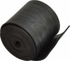 Made in USA - 1/16" Thick x 2" Wide x 60" Long, Plain Backed Buna-N Rubber Strip - Stock Length, 60 Shore A Durometer, 2,500 psi Tensile Strength, -20 to 170°F, Black - A1 Tooling