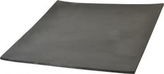 Made in USA - 12" Long, 12" Wide, 1/4" Thick, Buna-N Rubber Foam Sheet - 50 to 60 Durometer, Black, -20 to 180°F, 2,500 psi Tensile Strength, Plain Backing, Stock Length - A1 Tooling