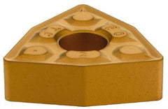 Iscar - WNMG432 TF Grade IC9250 Carbide Turning Insert - TiCN/Al2O3/TiN Finish, 80° Trigon, 1/2" Inscr Circle, 3/16" Thick, 1/32" Corner Radius - A1 Tooling