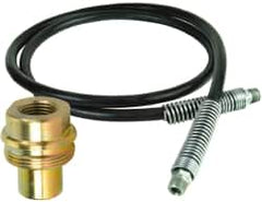 Value Collection - 1/4" Inside Diam x 3/8 NPT 10' Hydraulic Pump Hose - 10,000 psi, 59755199 Opposite End, Rubber - A1 Tooling