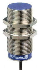 Telemecanique Sensors - 15mm Detection, Cylinder Shielded, Inductive Proximity Sensor - 2 Wires, IP68, IP69K, 24 to 240 VAC/VDC, M30x1.5 Thread, 2.44 Inch Long - A1 Tooling