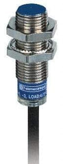 Telemecanique Sensors - NPN, 2mm Detection, Cylinder Shielded, Inductive Proximity Sensor - 3 Wires, IP68, IP69K, 12 to 24 VDC, M12x1 Thread, 1.38 Inch Long x 0.47 Inch Wide - A1 Tooling