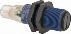 Telemecanique Sensors - 4 Pin M12 Connector, 4m Nominal Distance, Shock and Vibration Resistant, Retroreflective Photoelectric Sensor - 12 to 24 VDC, 500 Hz, PBT, 2.36 Inch Long x 0.71 Inch Wide - A1 Tooling