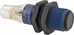 Telemecanique Sensors - 4 Pin M12 Connector, 15m Nominal Distance, Shock and Vibration Resistant, Through Beam Photoelectric Sensor - 12 to 24 VDC, 500 Hz, PBT, 2.36 Inch Long x 0.71 Inch Wide - A1 Tooling