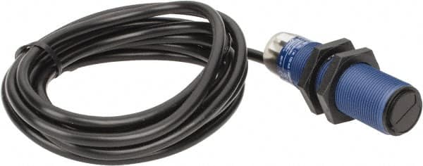 Telemecanique Sensors - Cable Connector, 0.6m Nominal Distance, Shock and Vibration Resistant, Diffused Photoelectric Sensor - 12 to 24 VDC, 500 Hz, PBT, 2.44 Inch Long x 0.71 Inch Wide - A1 Tooling