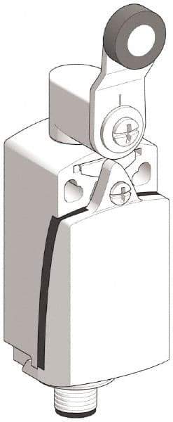 Telemecanique Sensors - SPDT, NC/NO, 240 VAC, 250 VDC, Screw Terminal, Roller Lever Actuator, General Purpose Limit Switch - 1, 2, 4, 6, 12, 13 NEMA Rating, IP66, IP67 IPR Rating - A1 Tooling