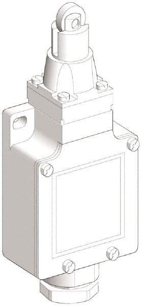 Telemecanique Sensors - DP, NC/NO, 240 VAC, Screw Terminal, Roller Plunger Actuator, General Purpose Limit Switch - IP66 IPR Rating - A1 Tooling