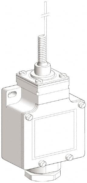 Telemecanique Sensors - SPDT, NC/NO, 240 VAC, 250 VDC, Screw Terminal, Cat Whisker Actuator, General Purpose Limit Switch - 1, 2, 4, 6, 12, 13, 6P NEMA Rating, IP66 IPR Rating - A1 Tooling