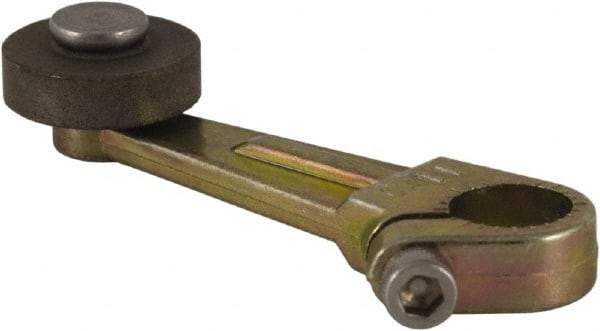 Square D - 2 Inch Long, 1/4 Inch Diameter, Cast Zinc Body, Limit Switch Operator - 1/4 Inch Face Width, Iron Roller, For Use with Limit Switches - A1 Tooling