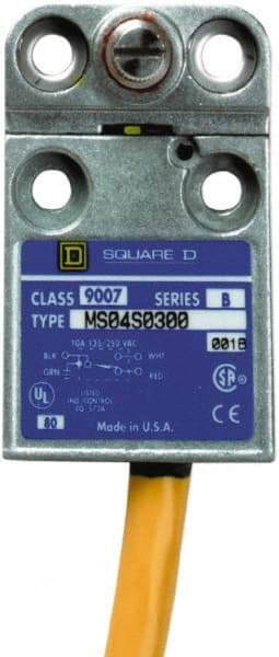 Square D - SPDT, NC/NO, 240 VAC, Prewired Terminal, Rotary Head Actuator, General Purpose Limit Switch - 1, 2, 4, 6, 6P NEMA Rating, IP67 IPR Rating - A1 Tooling