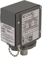 Square D - 4, 13 and 4X NEMA Rated, SPDT-DB, 1.5 to 75 psig, Electromechanical Pressure and Level Switch - Exact Industrial Supply