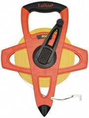 Lufkin - 200' x 1/2" Yellow Blade Tape Measure - 1/8" Graduation, C1 Graduation Style, Orange/Yellow/Black Case - A1 Tooling