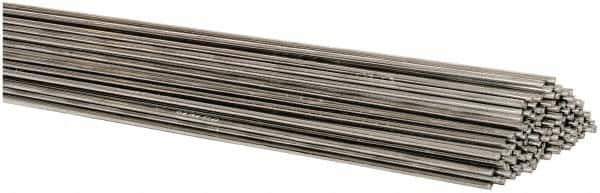 Welding Material - 36 Inch Long, 1/16 Inch Diameter, Bare Coated, Aluminum, TIG Welding and Brazing Rod - 10 Lb., Industry Specification 4043 - Exact Industrial Supply