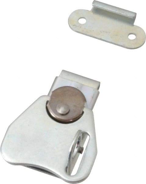 Value Collection - 2.51" Long x 1-1/2" Wide x 0.94" High, Padlockable Latch Wing Turn Latch - Steel, with Zinc Finish - A1 Tooling