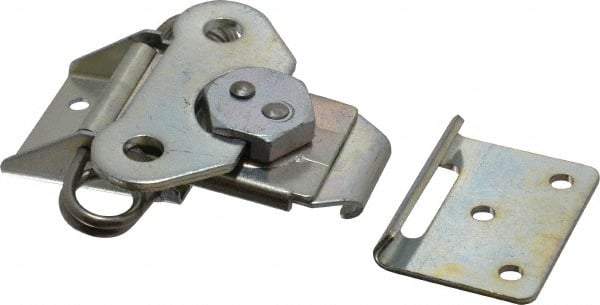 Value Collection - 4.68" Long x 3-1/4" Wide x 0.72" High, Standard Base Wing Turn Latch - Steel, with Zinc Finish - A1 Tooling