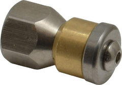 Value Collection - 3,000 psi Rotating, Sewer Pressure Washer Nozzle - 5.5mm Orifice Diam, 1/4" Thread - A1 Tooling