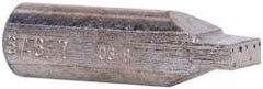 Norton - 3A-F, 7/16" Shank Diam Multi-Point Diamond Dresser - 3/8" Long x 1/4" Thick Head - A1 Tooling