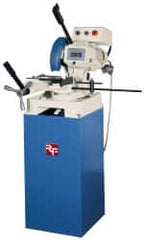 Rong Fu - 1 Cutting Speed, 10" Blade Diam, Cold Saw - 42 RPM Blade Speed, Bench Machine, 1 Phase, Compatible with Ferrous Material - A1 Tooling