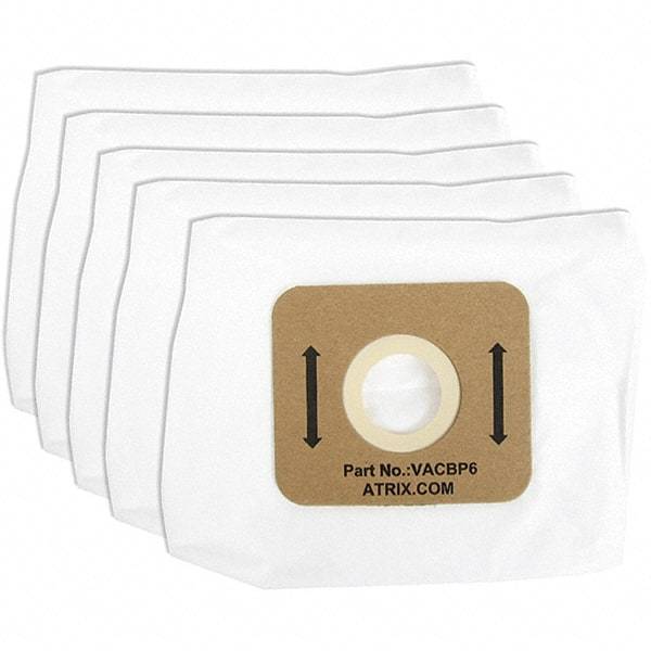 Atrix - Backpack Series HEPA Filter Bags - 8Qt., HEPA filtration, Use with VACBP1 , VACBP36V 5/PK - A1 Tooling