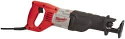 Milwaukee Tool - 3,000 Strokes per Minute, 1-1/8 Inch Stroke Length, Electric Reciprocating Saw - 120 Volts, 12 Amps - A1 Tooling