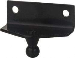 Value Collection - 1" Deep x 2" Wide x 0.73" High Black Powdercoat Angle Bracket - For Hydraulic Dampers & Gas Springs - A1 Tooling