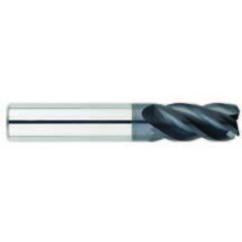 1/4" Dia. - 3/8" LOC - 2" OAL - .015-.020 Radius 4 FL Carbide S/E HP End Mill-AlTiN - A1 Tooling