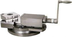 Gibraltar - 4" Jaw Width, 4" Jaw Opening Capacity, Horizontal Swivel Machine Vise - Manual Operation, 2,700 Lb Capacity, 1 Station, 13-1/2" Long x 4-1/2" High x 1-1/2" Deep, 1-1/2" Jaw Height, Cast Iron - A1 Tooling