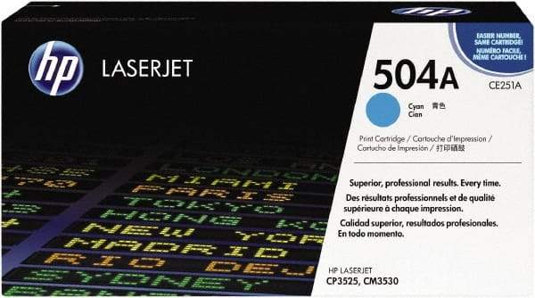 Hewlett-Packard - Cyan Toner Cartridge - Use with HP Color LaserJet CM3530 MFP, CP3525 - A1 Tooling