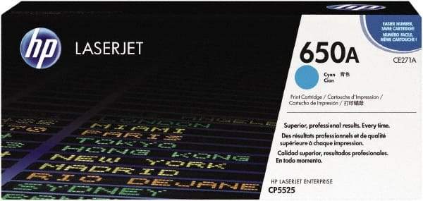 Hewlett-Packard - Cyan Toner Cartridge - Use with HP Color LaserJet Enterprise CP5525, M750 - A1 Tooling