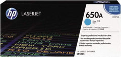 Hewlett-Packard - Cyan Toner Cartridge - Use with HP Color LaserJet Enterprise CP5525, M750 - A1 Tooling