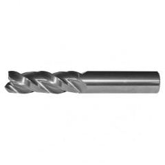 1/2x1/2x1-1/4x3 3FL Square Carbide End Mill-Round Shank-Uncoated - A1 Tooling