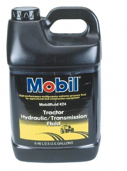 Mobil - 2.5 Gal Bottle Mineral Hydraulic Oil - ISO 46/68, 55 cSt at 40°C & 9.3 cSt at 100°F - A1 Tooling