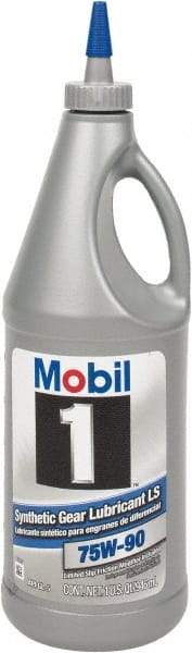 Mobil - 0.25 Gal Bottle, Synthetic Gear Oil - 120 St Viscosity at 40°C, 15.9 St Viscosity at 100°C - A1 Tooling